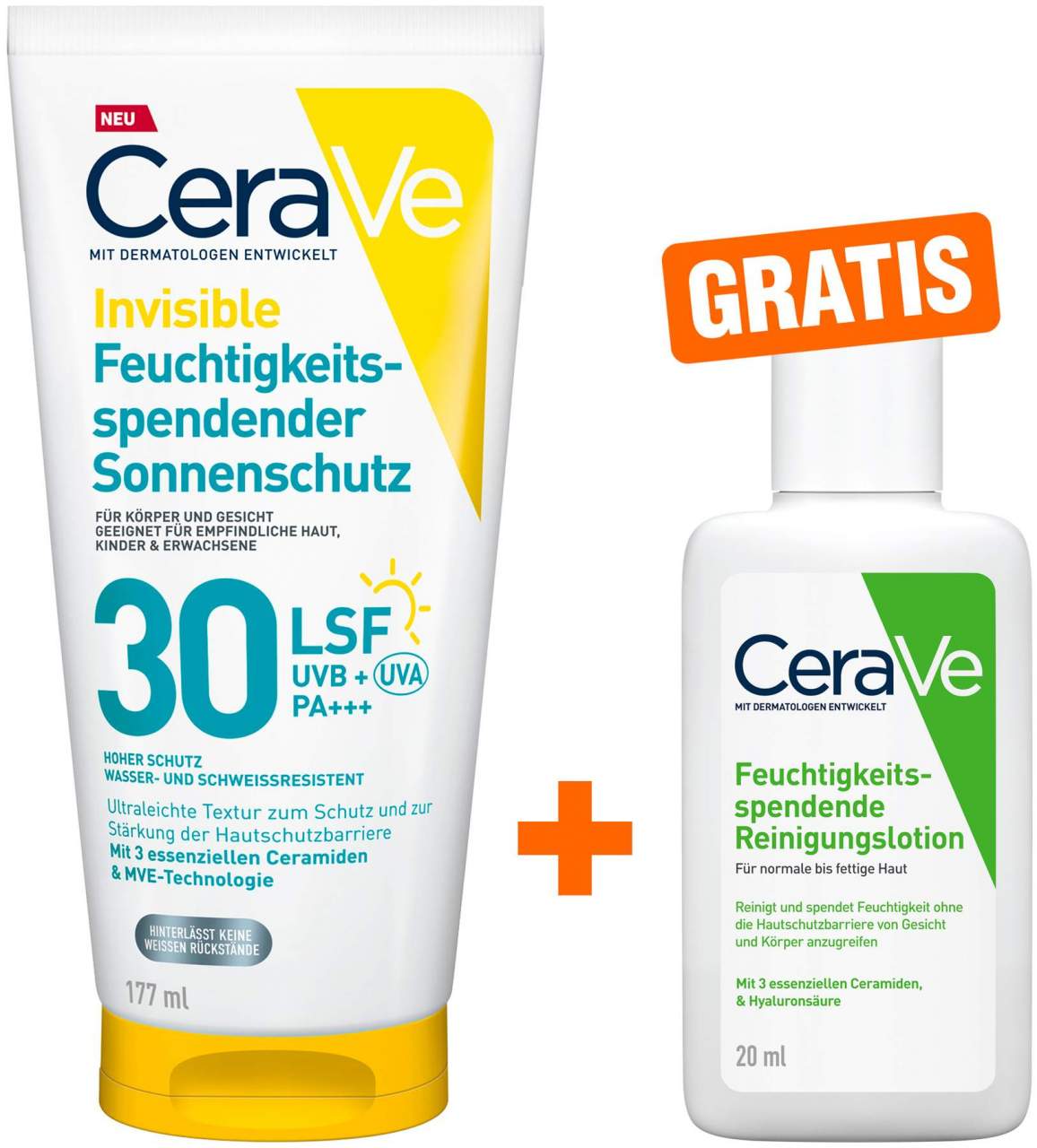CeraVe Feuchtigkeitsspendender Sonnenschutz LSF 30 177 ml