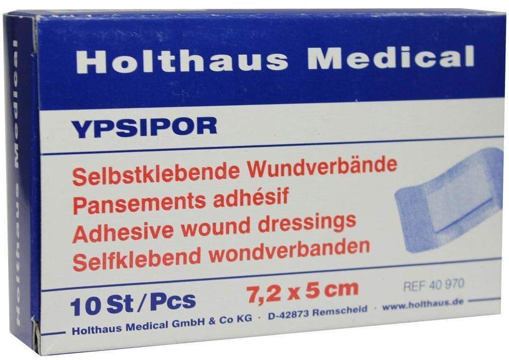 Wundverband Ypsipor Steril 7,2 X 5 cm 10 Stück