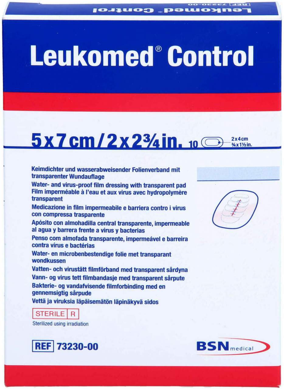 Leukomed Control Folienverband 5x7 cm