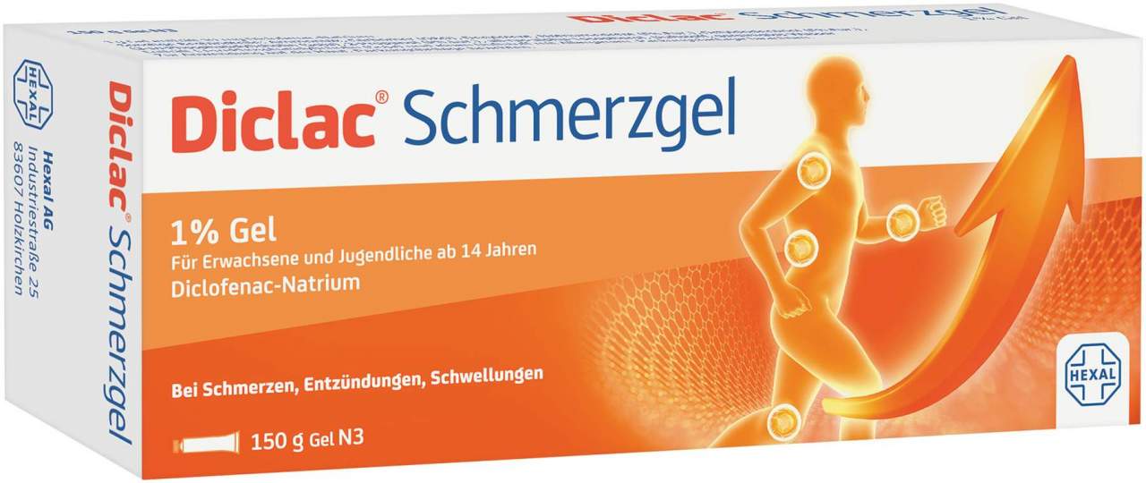 Diclac Schmerzgel 1% 150 g Gel