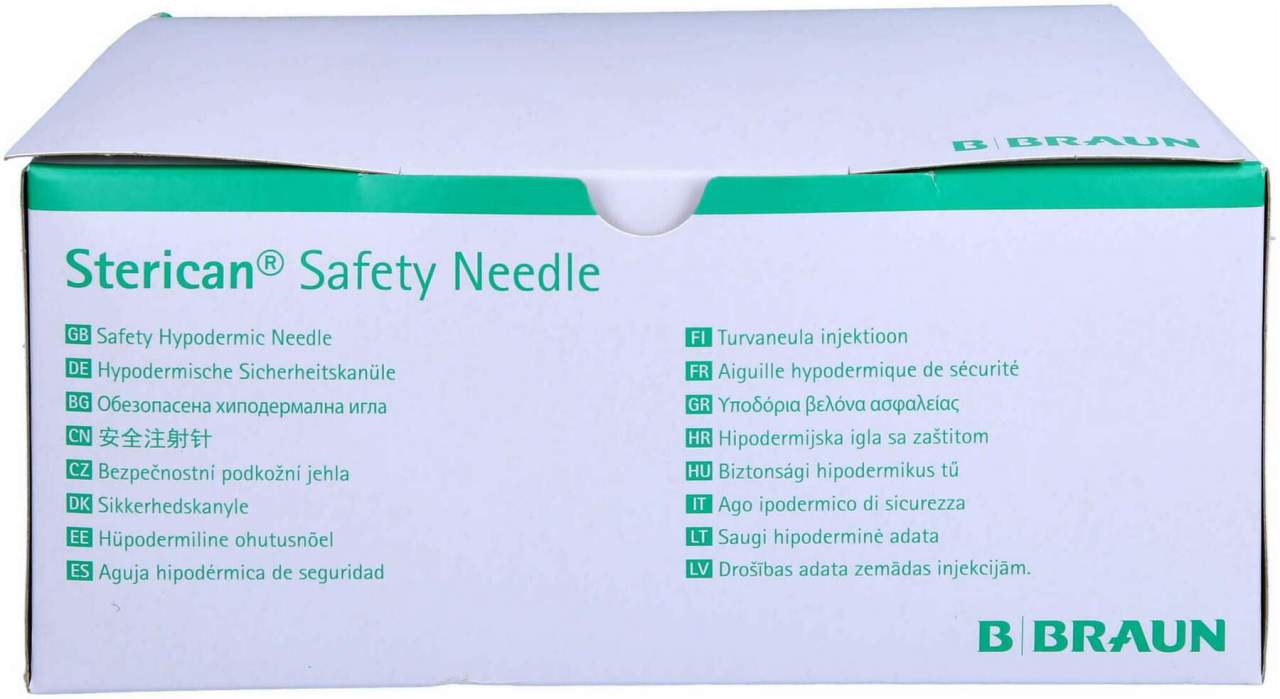 Sterican Safety Kanülen 27 G X 1 2 0,4 X 13 mm 100 Stück