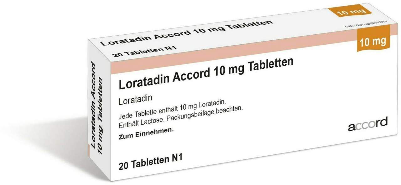 Loratadin Accord 10 mg 20 Tabletten