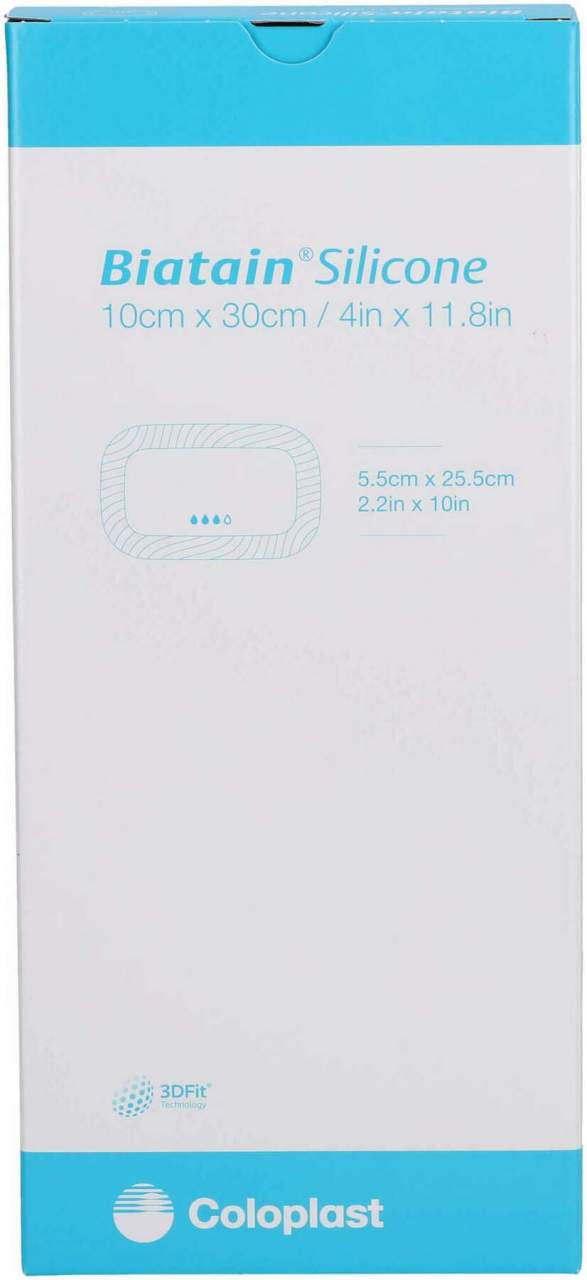 Biatain Silicone Schaumverband 10x30 cm