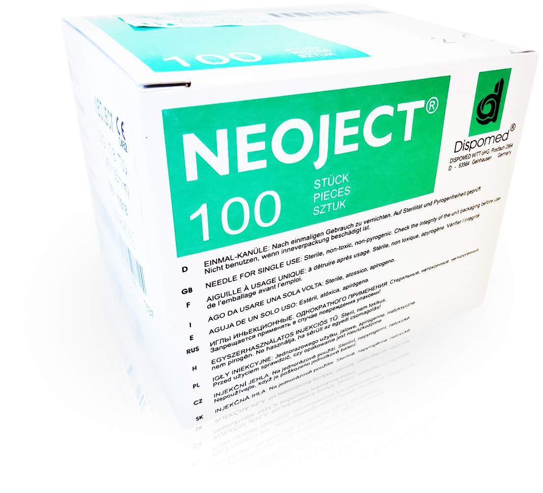 Kanülen Einmal Neoject Gr.18 0,45 X 23 mm 100 Kanülen