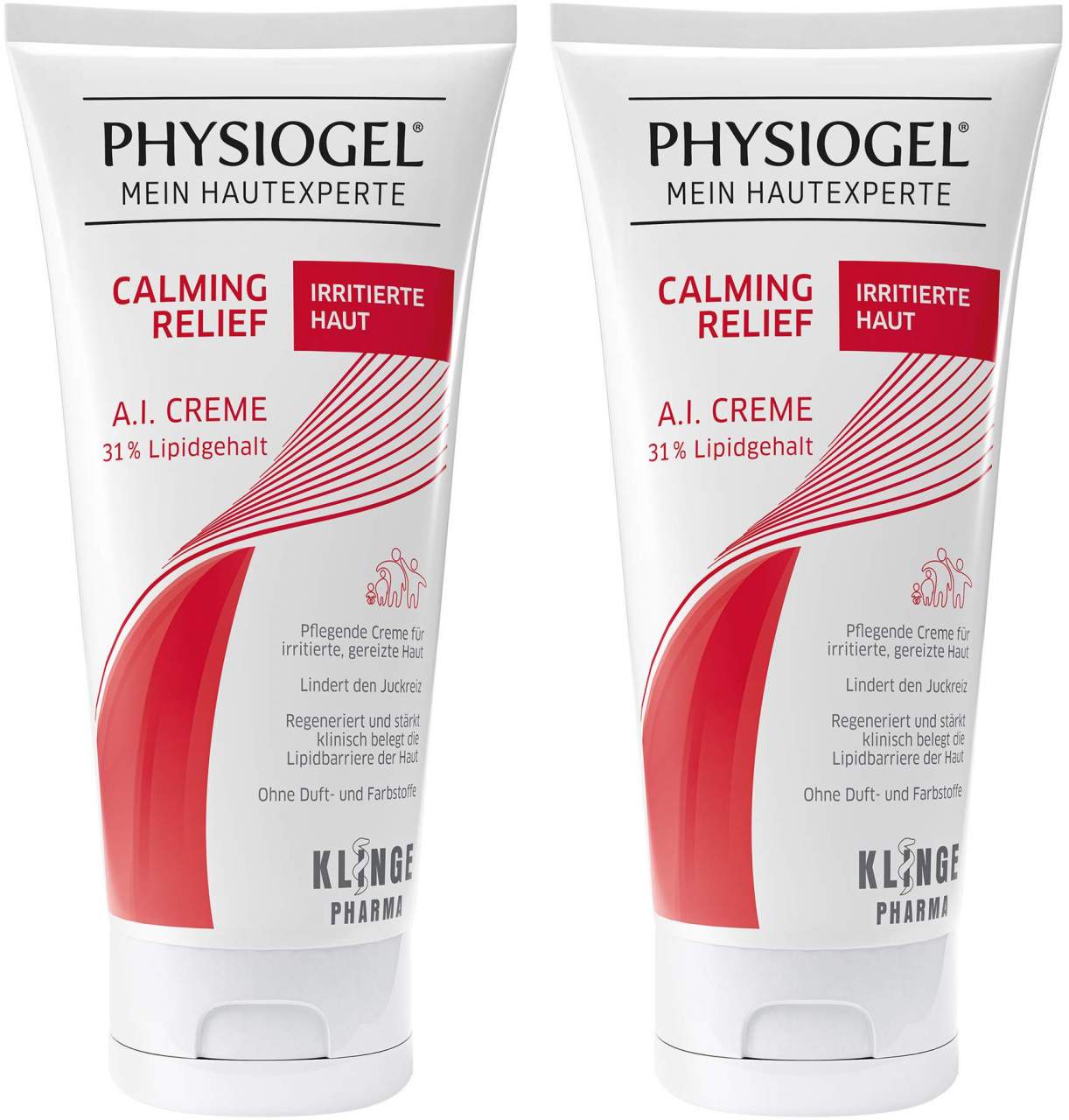 Physiogel Calming Relief A.I. Creme 2 x 100 ml - Bei empfindlicher und juckender Haut