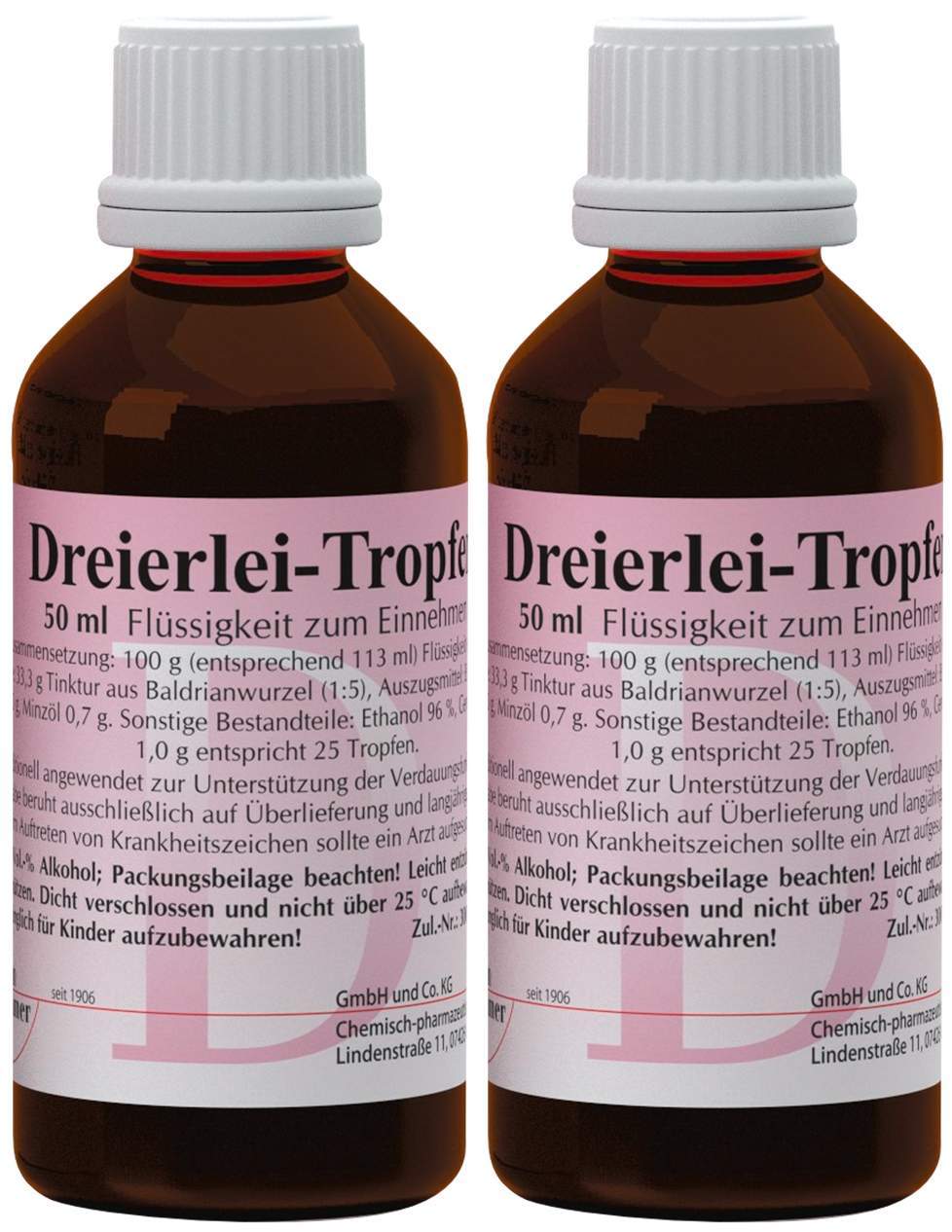 Dreierlei Tropfen 2 x 50 ml