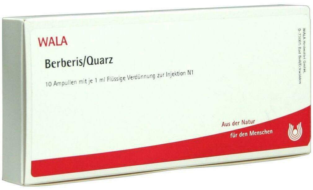Wala Berberis-Quarz 10 X 1 ml Ampullen