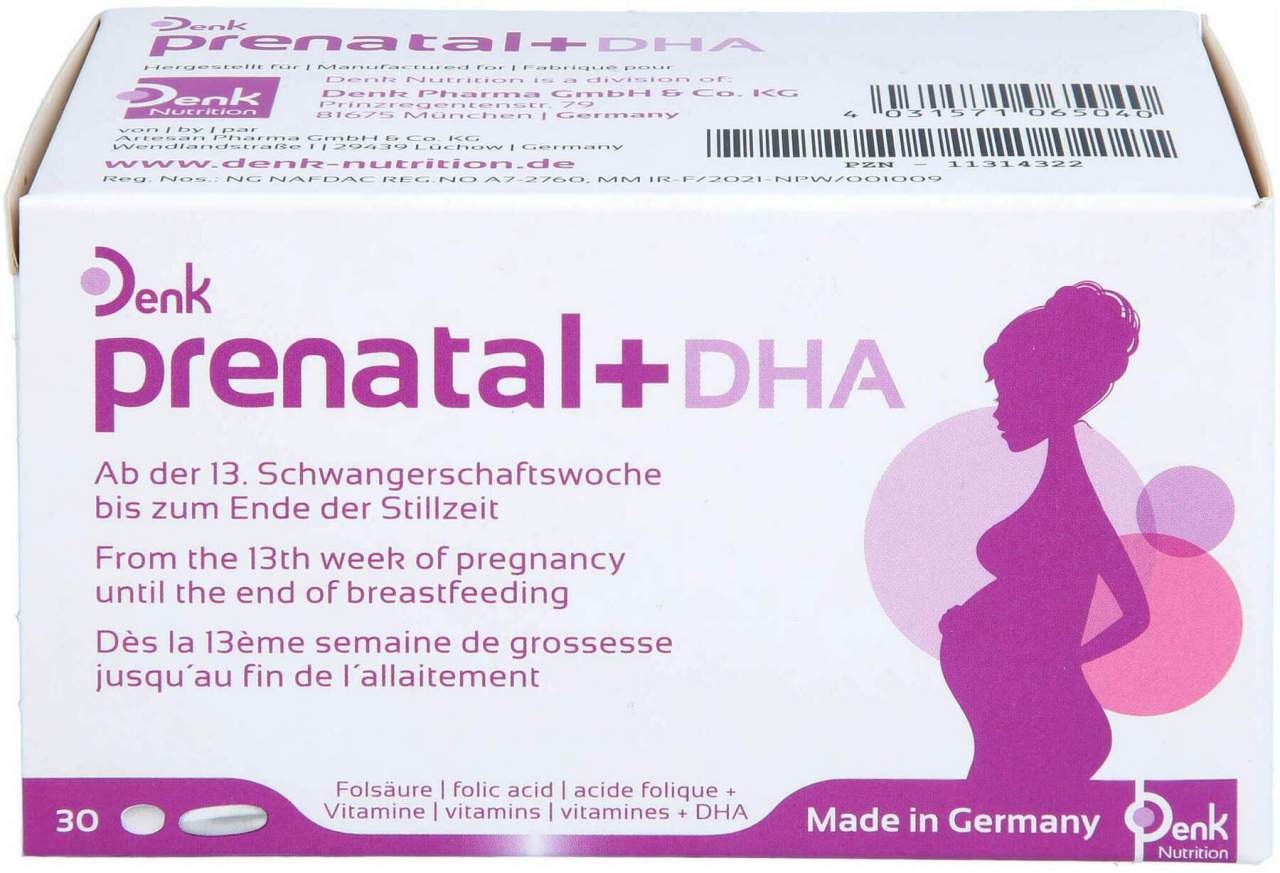 Prenatal + Dha Denk 30 Filmtabl. + 30 Kapseln