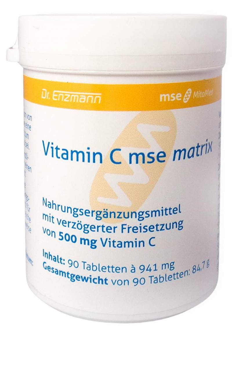 Vitamin C Matrix 500 mg Mse Nem Tabletten 90 Stück