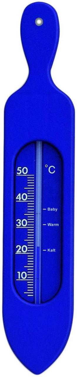Badethermometer Kunststoff Blau