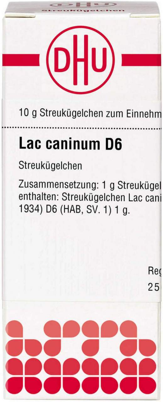 Dhu Lac Caninum D6 Globuli 10 G
