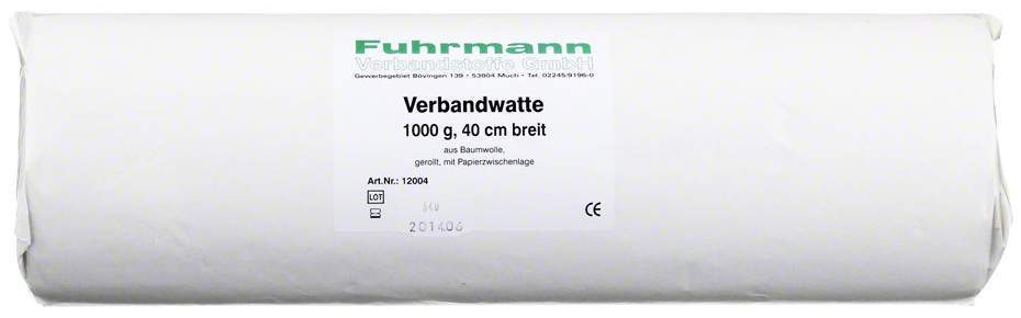 Verbandwatte Rolle 40 cm Baumwolle