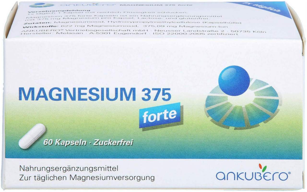 Magnesium 375 Forte 60 Kapseln