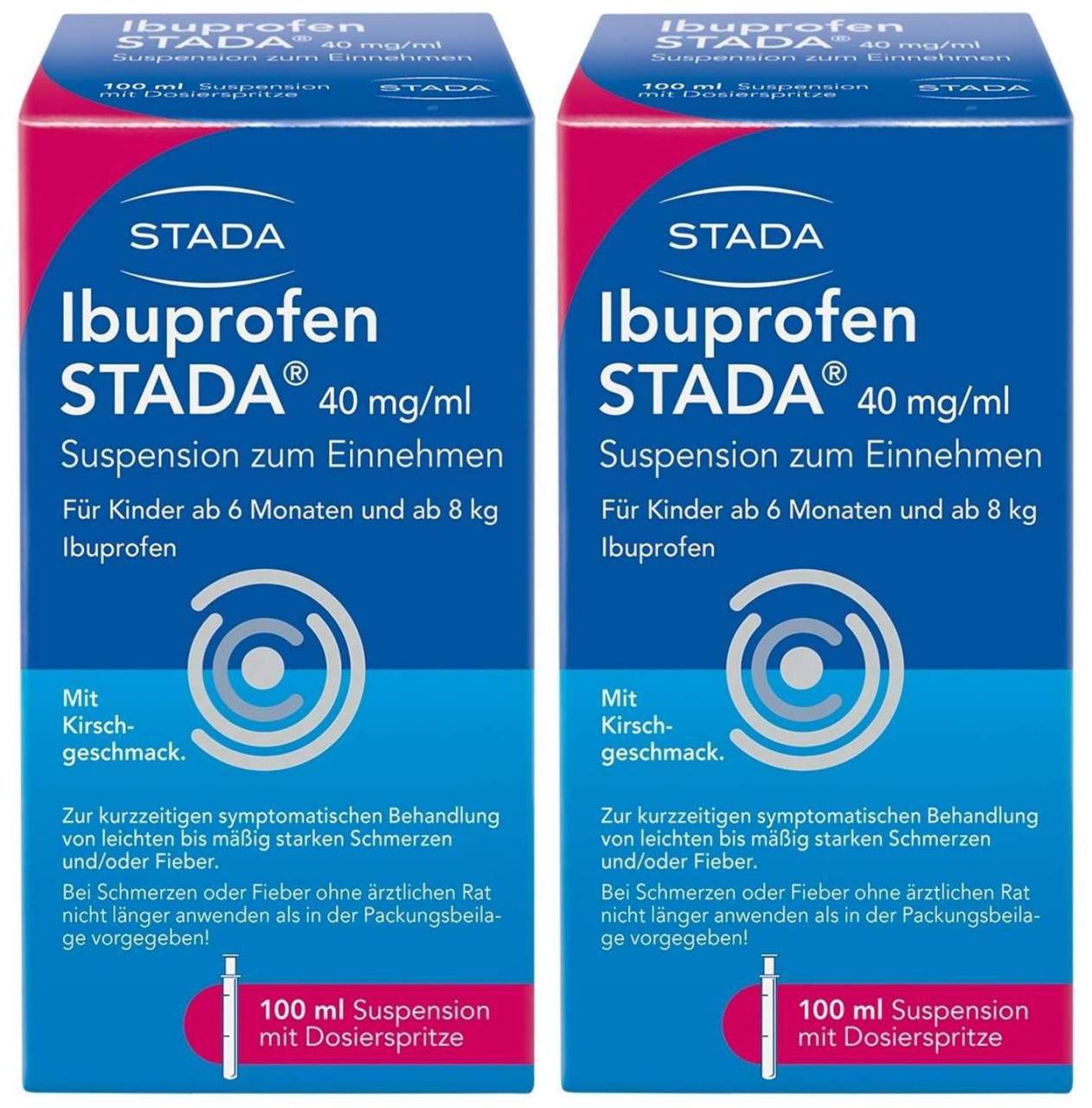 Ibuprofen Stada 40 mg ml Suspension zum Einnehmen 2 x 100 ml