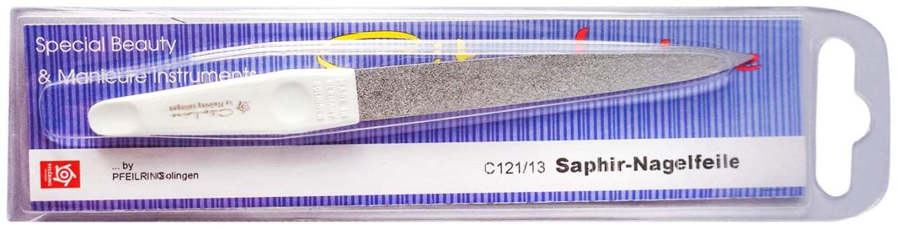 Saphir Nagelfeile 13 cm 1 Stück - Zur Nagelpflege
