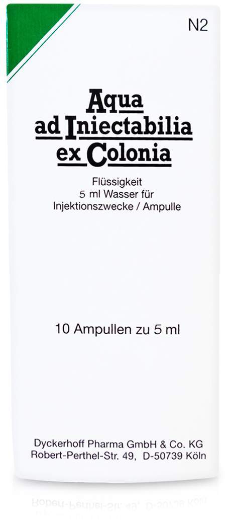 Aqua Ad Iniectabilia Ex Colonia Ampullen 10 X 5 ml Ampullen