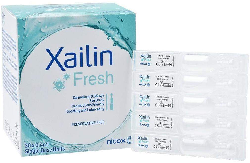 Xailin Fresh 30 X 0,4 ml Augentropfen