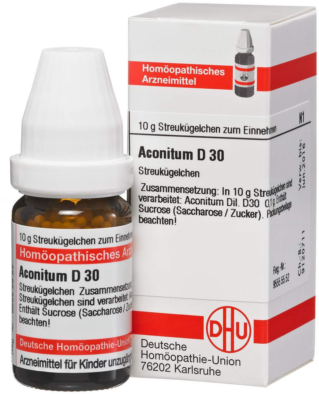 Dhu Aconitum D30 10 G Globuli