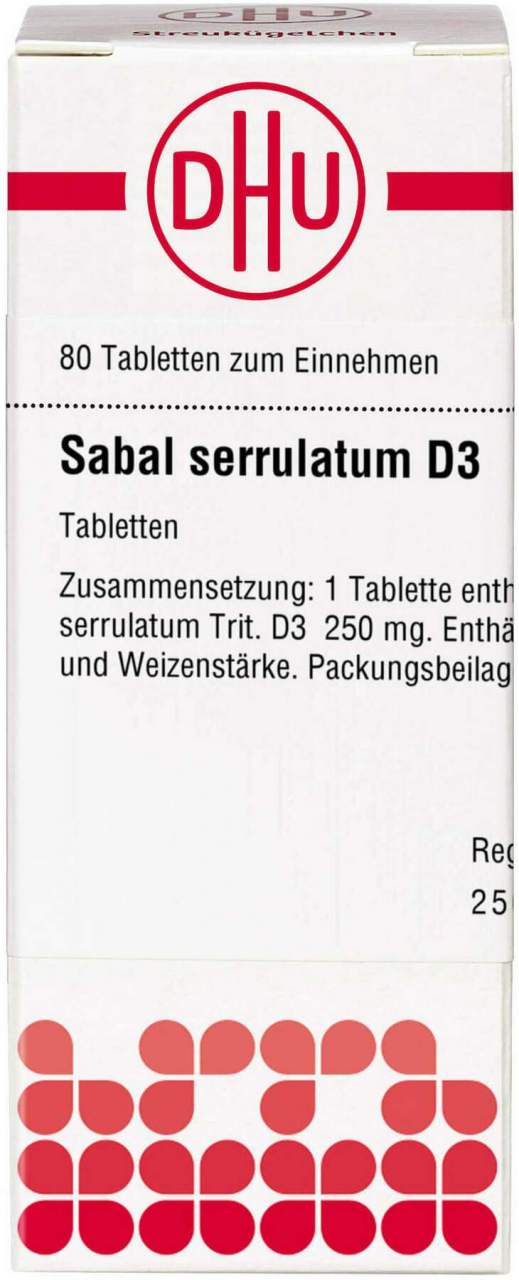 Dhu Sabal Serrulatum D3 80 Tabletten
