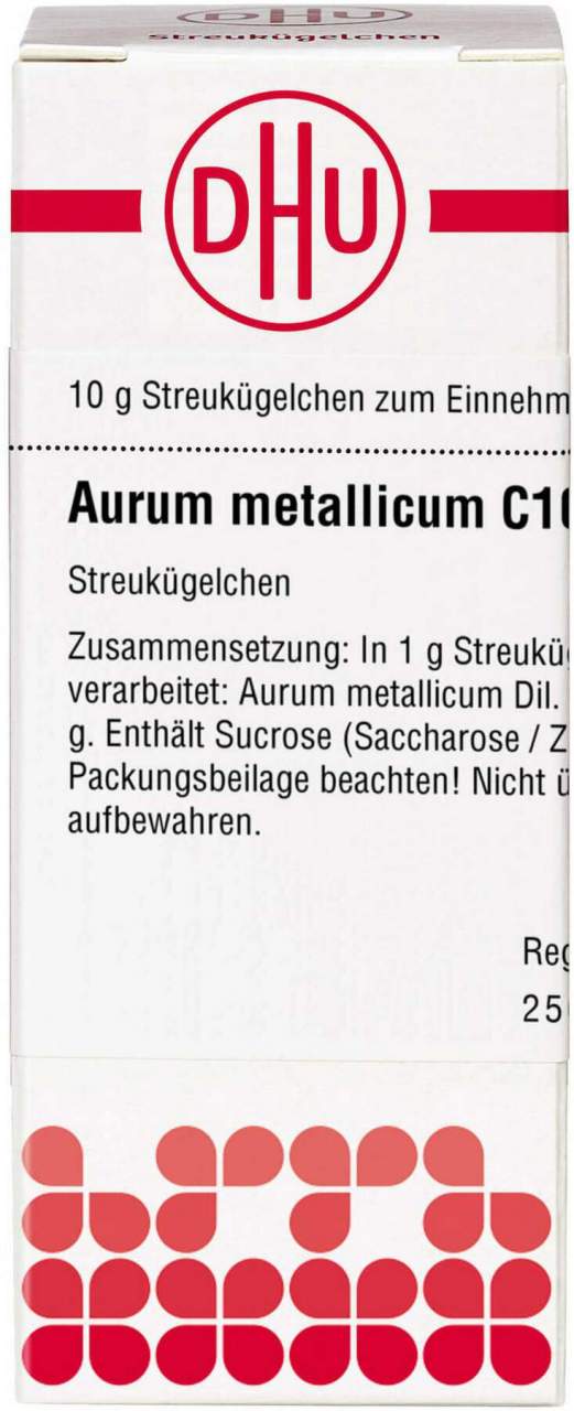 Dhu Aurum Metallicum C100 Globuli 10 G