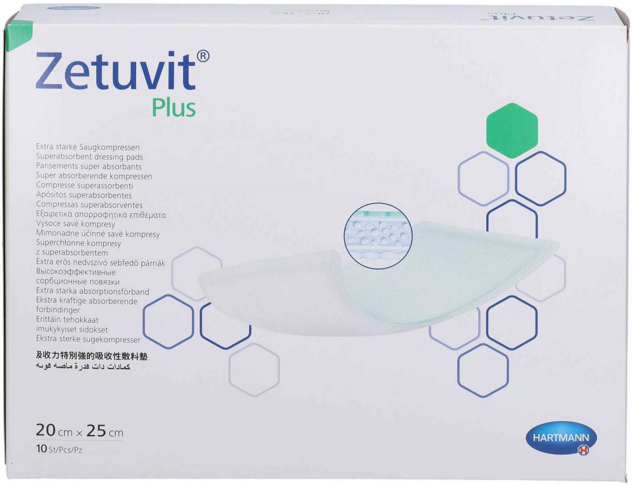 Zetuvit Plus Extrastarke Saugkomp.Ster.2