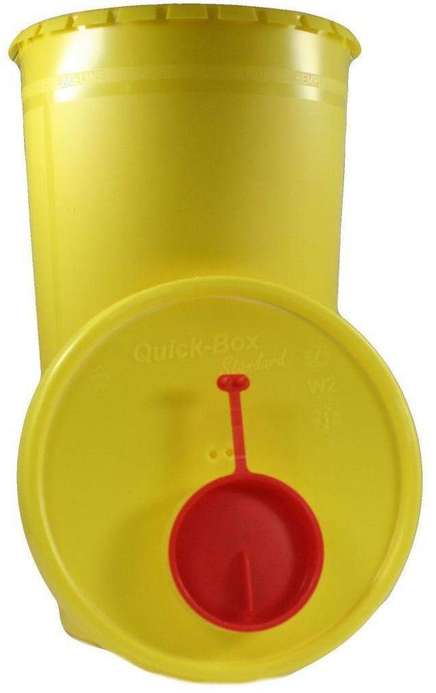 Kanüleneimer 2,5 L Gelb