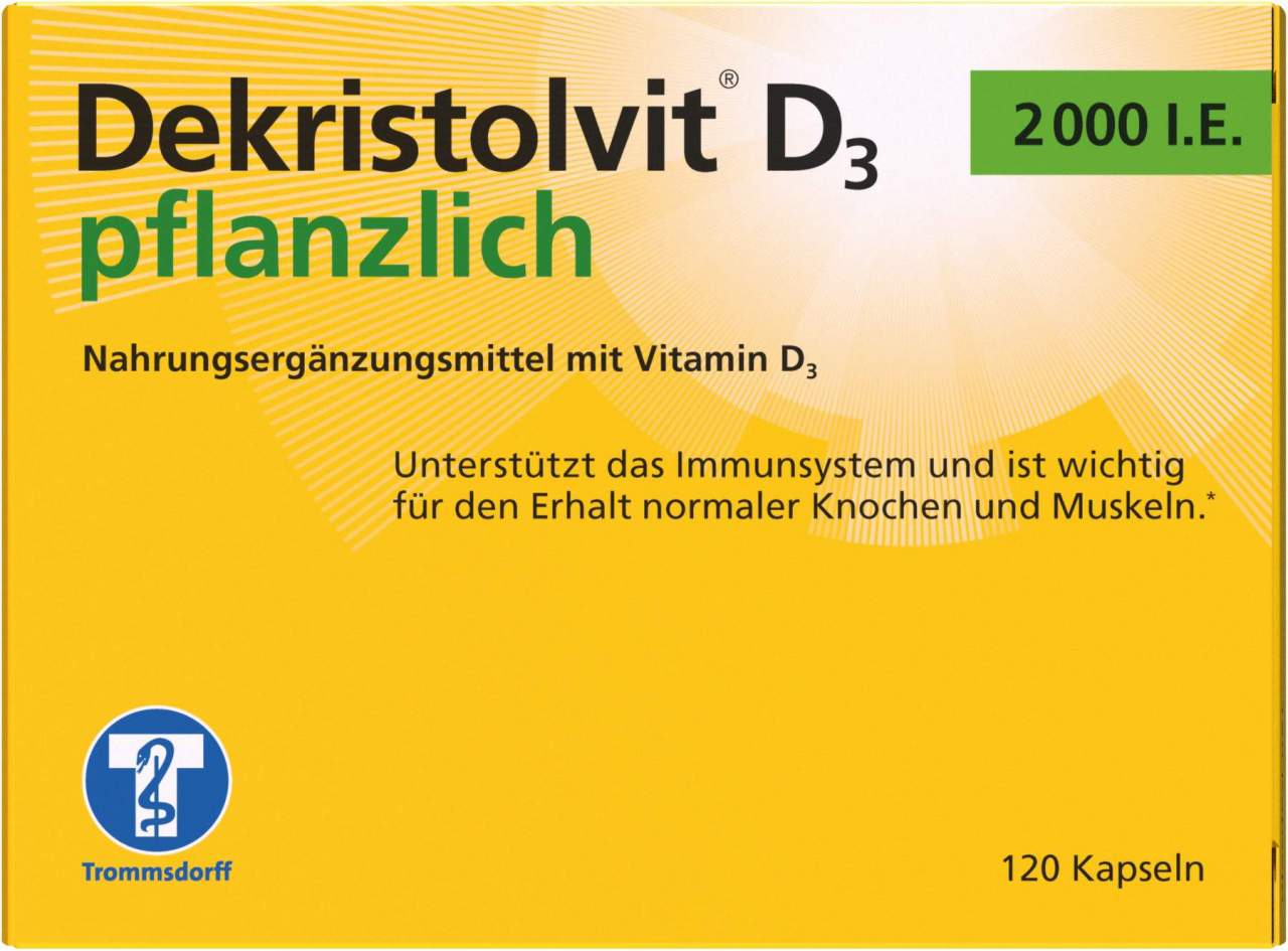 Dekristolvit D3 2000 I.E. Pflanzlich 120 Kapseln