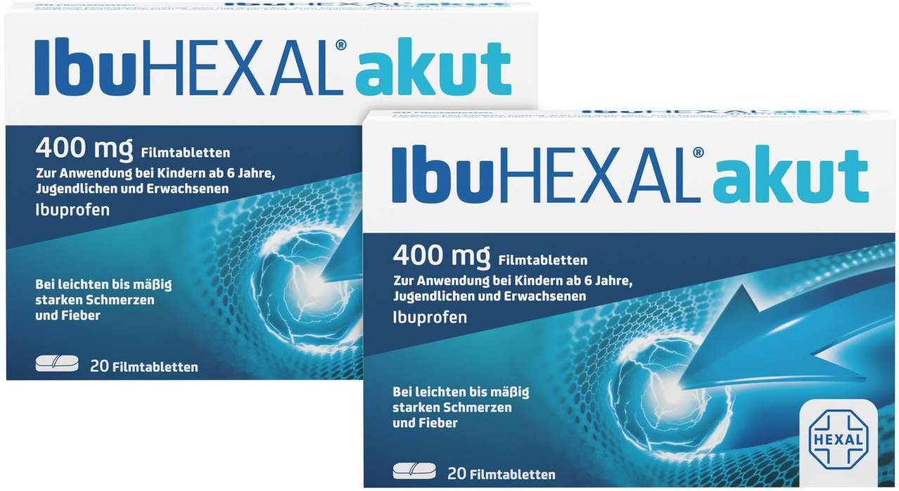IbuHexal akut 400 2 x 20 Filmtabletten