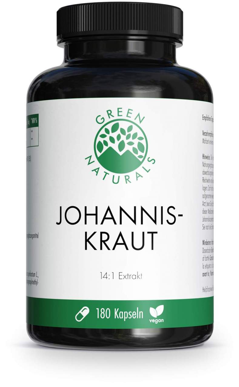 Green Naturals Johanniskraut 850mg Hochdosiert Kps