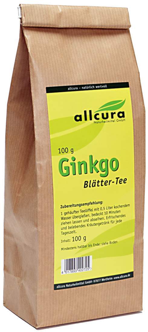Allcura Gingko Blätter Tee 100 G