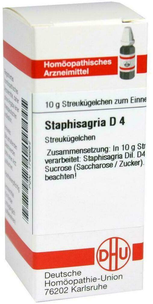Dhu Staphisagria D4 10 G Globuli