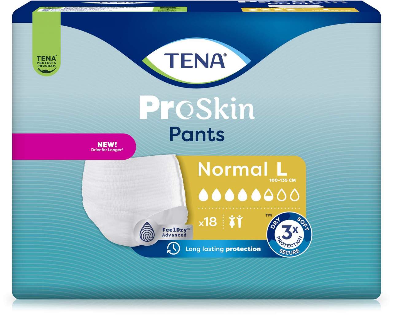 Tena Pants 18 Inkontinenzhöschen Normal Gr. L