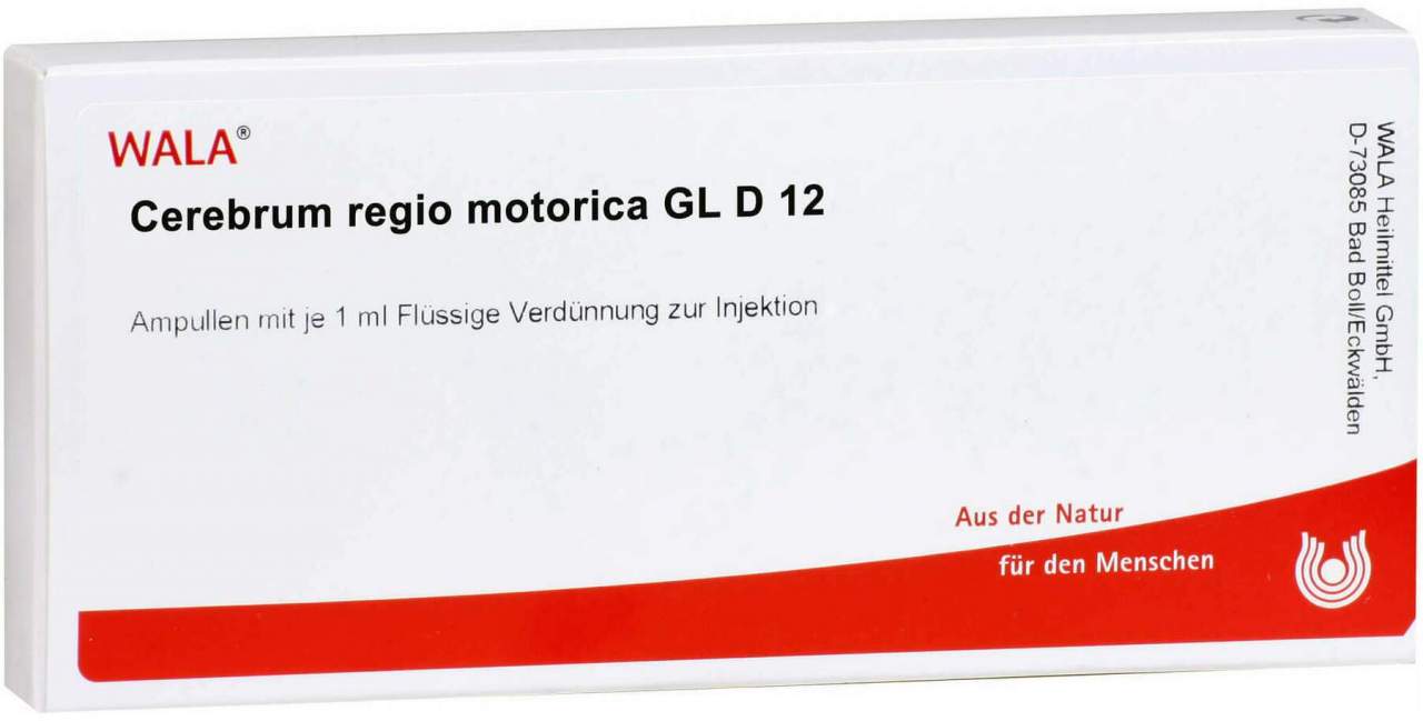 Wala Cerebrum Regio Motorica Gl D12 10 X 1 ml Ampullen
