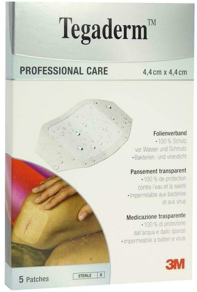 3m Tegaderm Folienverband Film 4,4x4,4cm 1622np