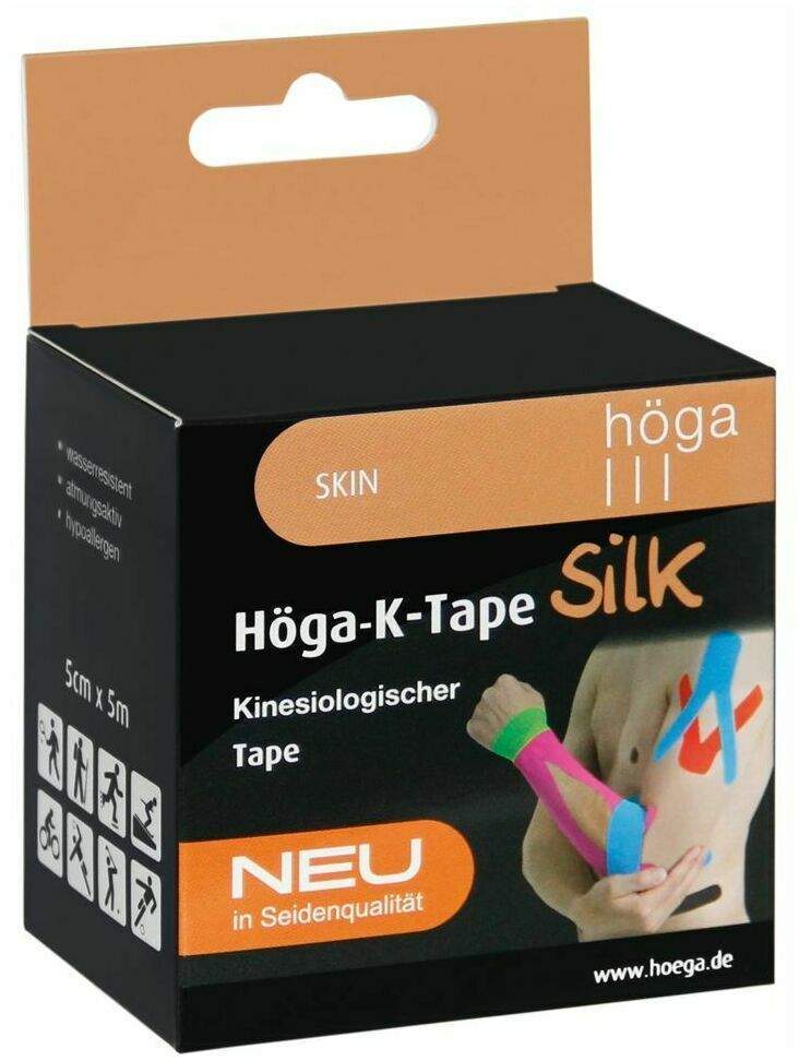 Höga-K-Tape Silk 5 cm X 5 M L.Fr.Skin Kinesiol.Tape 1 Stück
