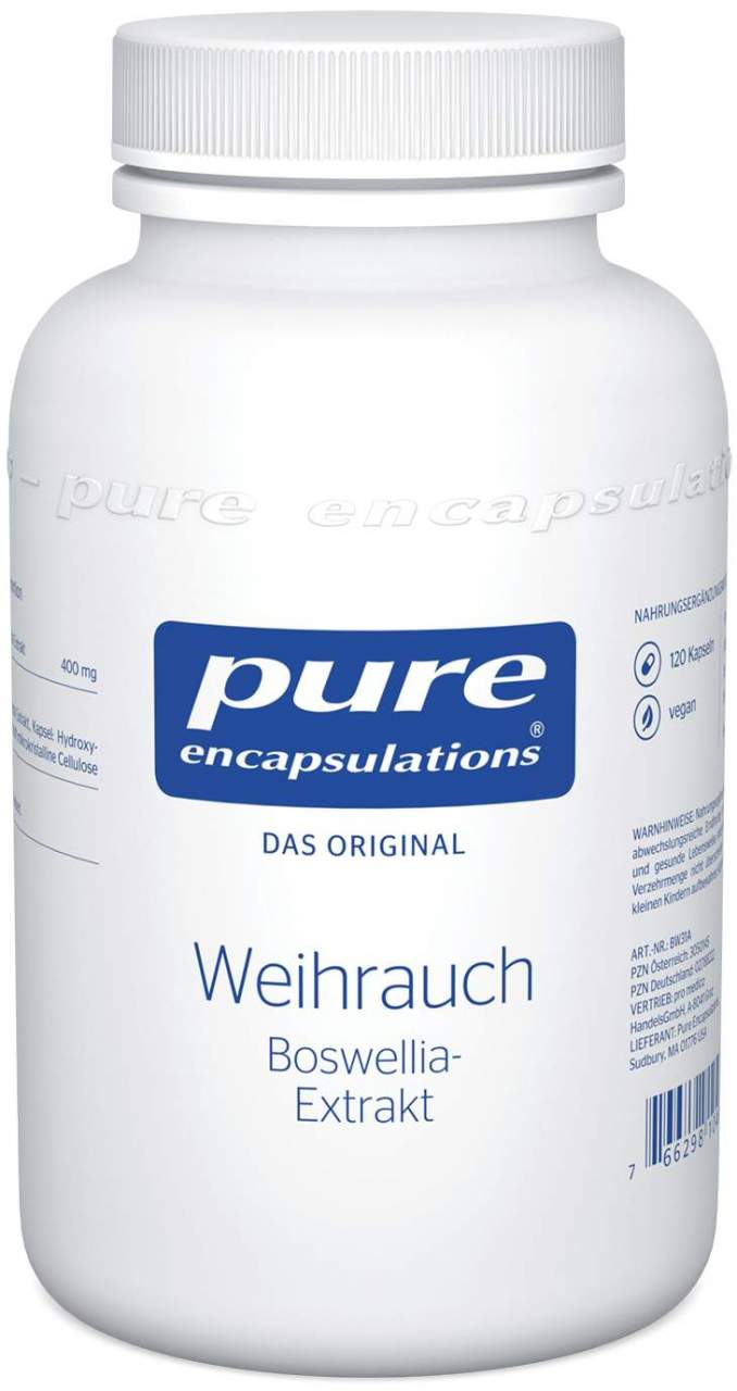 Pure Encapsulations Weihrauch Boswellia Extrakt 120 Kapseln