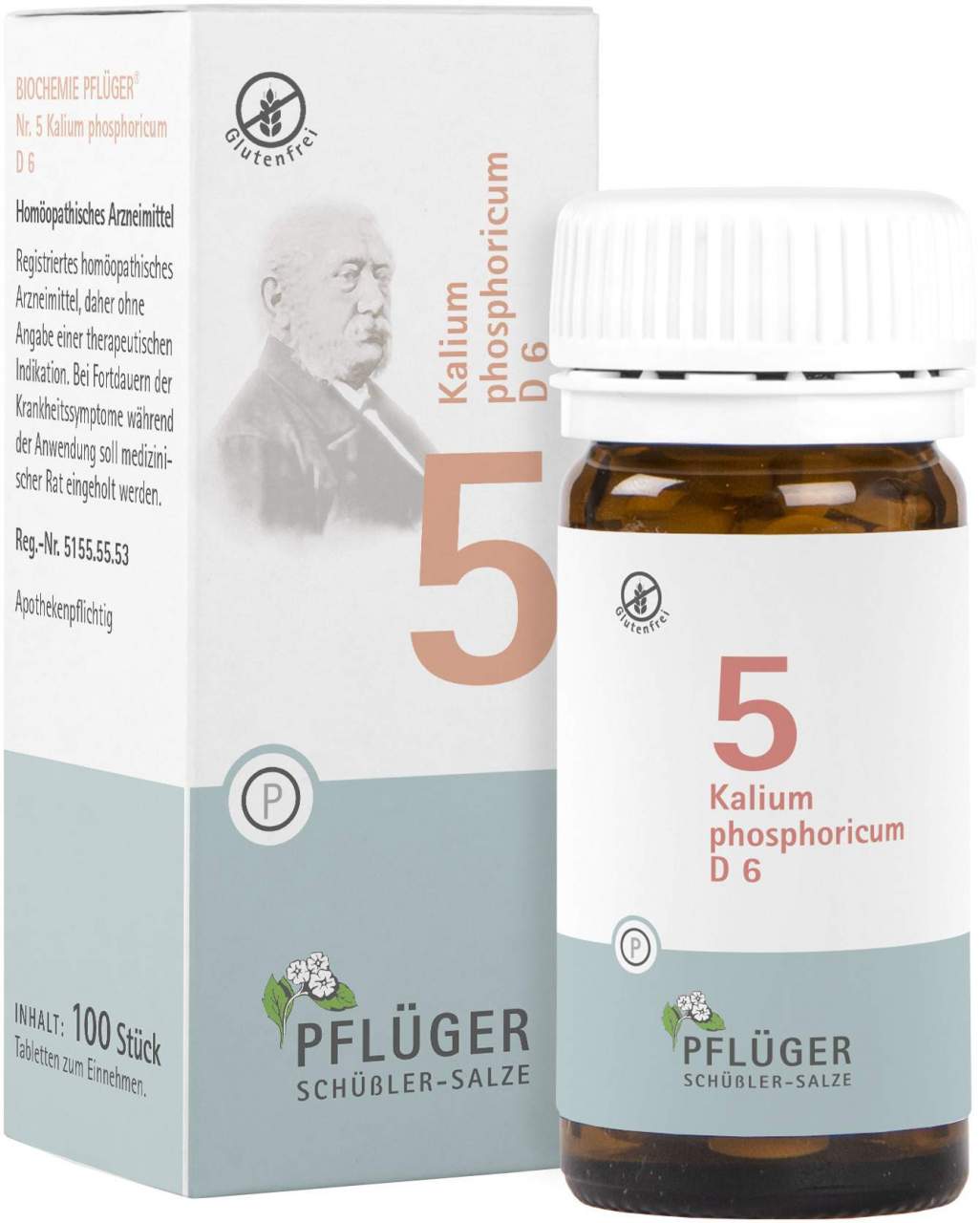 Biochemie Pflüger 5 Kalium Phosphoricum D6 100 Tabletten