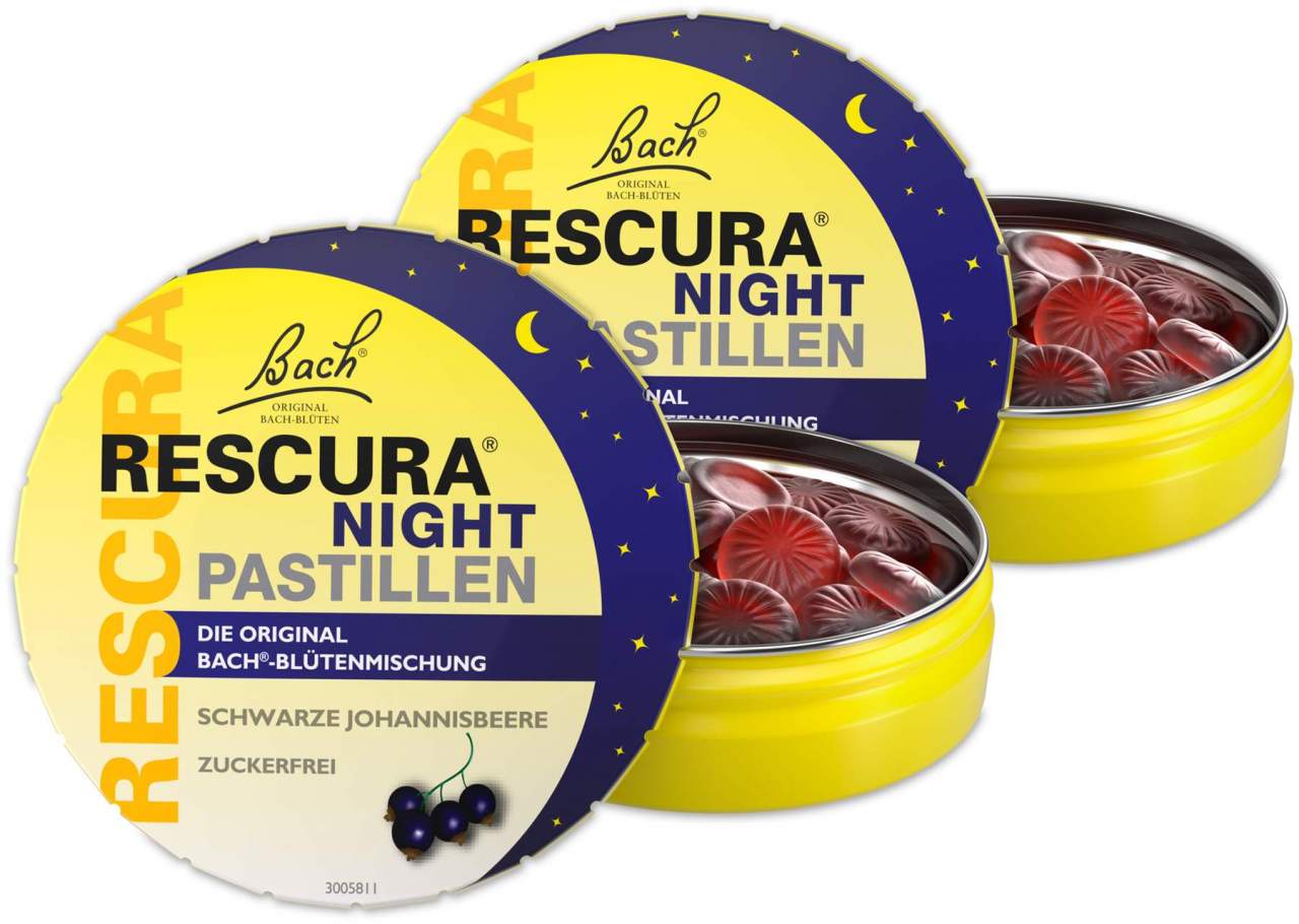 Bach Original Rescura Night 2 x 50 g Pastillen