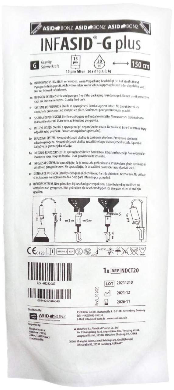 Infasid G Plus Infusionsgerät 150 cm 1 Stück