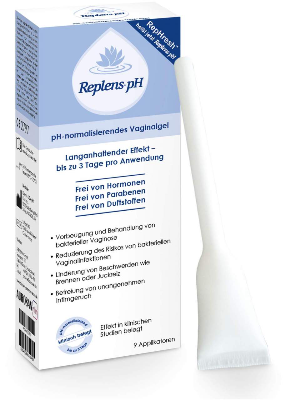 Replens Ph Vaginalgel 9 Applikatoren