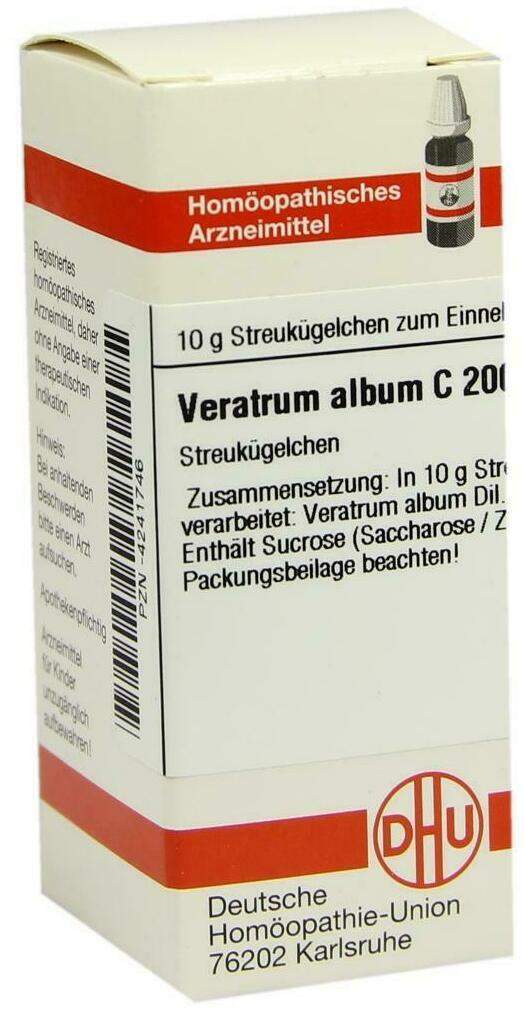 Dhu Veratrum Album C200 10 G Globuli