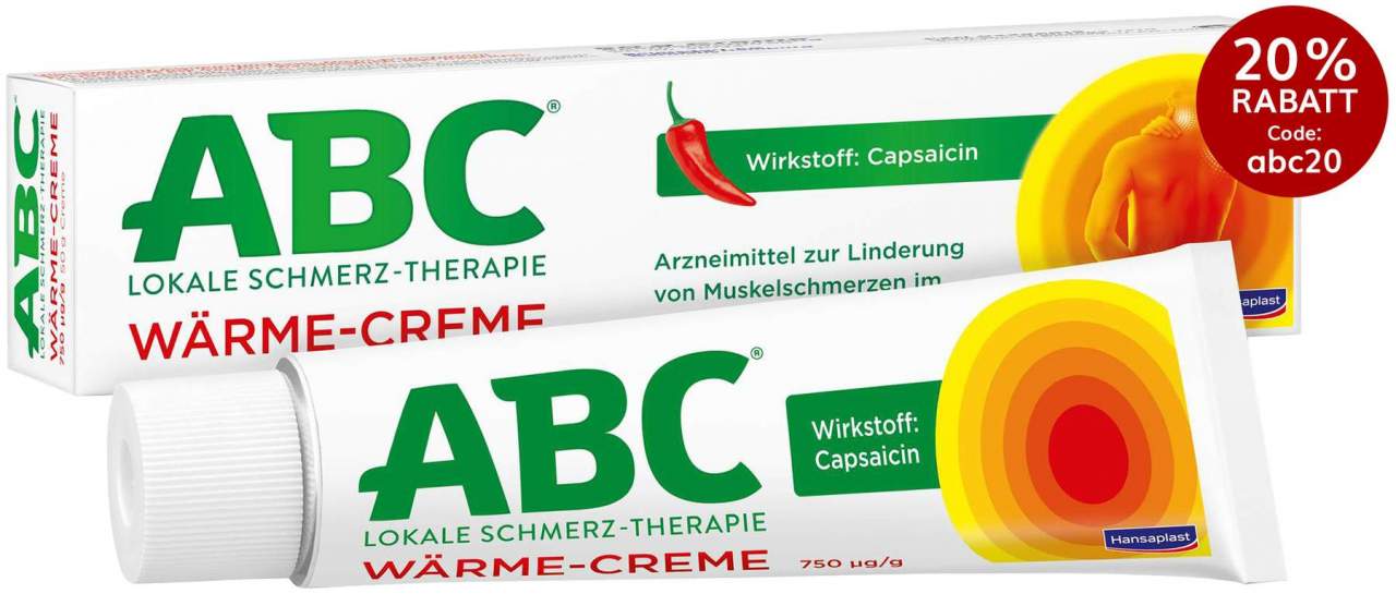 Hansaplast med ABC 50 g Wärme-Creme