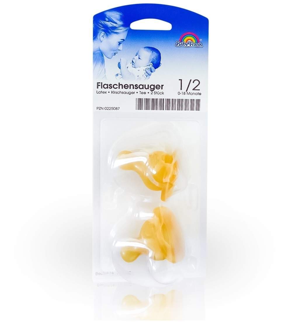 Sauger Tee Kirschförmig Mit Ventil Latex 0-18 Monate