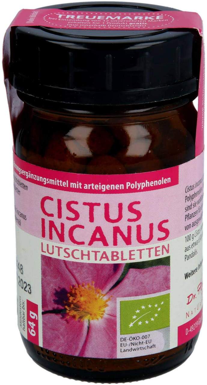 Cistus Incanus Bio Lutschtabletten Dr.Pandalis