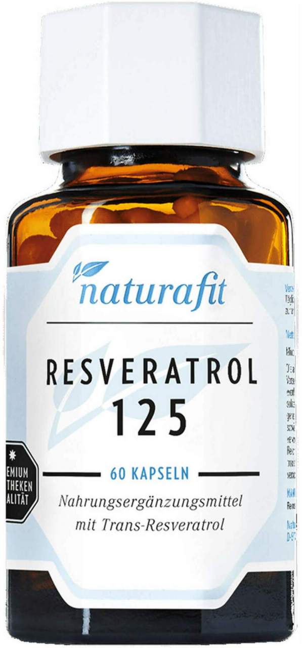Naturafit Resveratrol 125 Kapseln 60 Stück