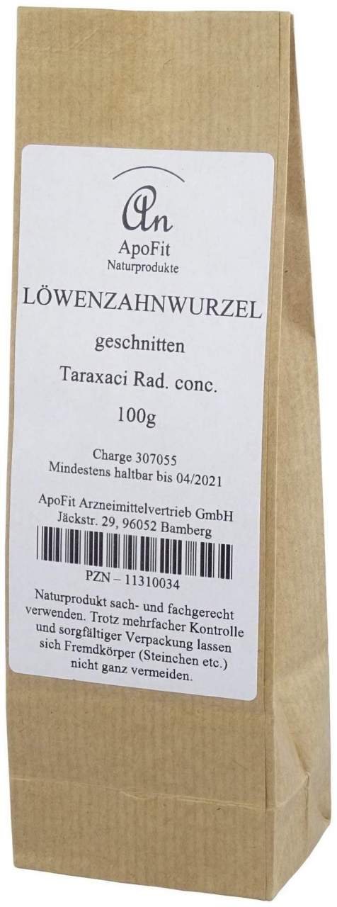 Löwenzahnwurzel Geschnitten 100 G