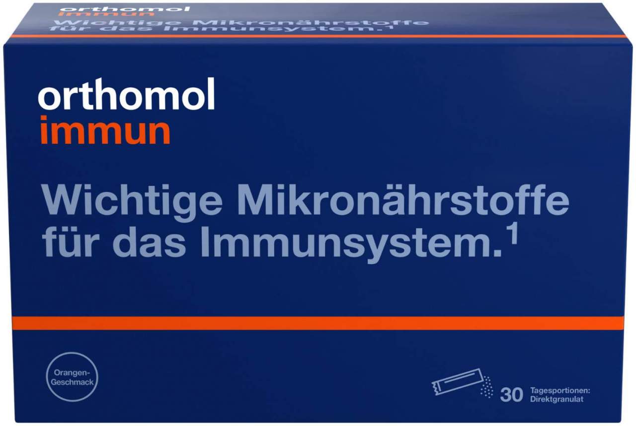 Orthomol Immun Direktgranulat Orange 30 Stück