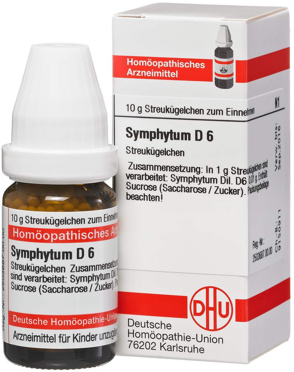Dhu Symphytum D6 10 G Globuli
