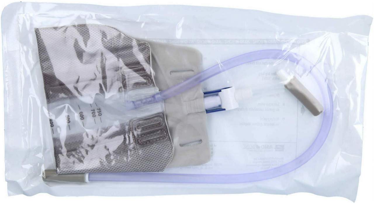 Beinbeutel 750 ml 50 cm Kuerzbar M.Klappventil