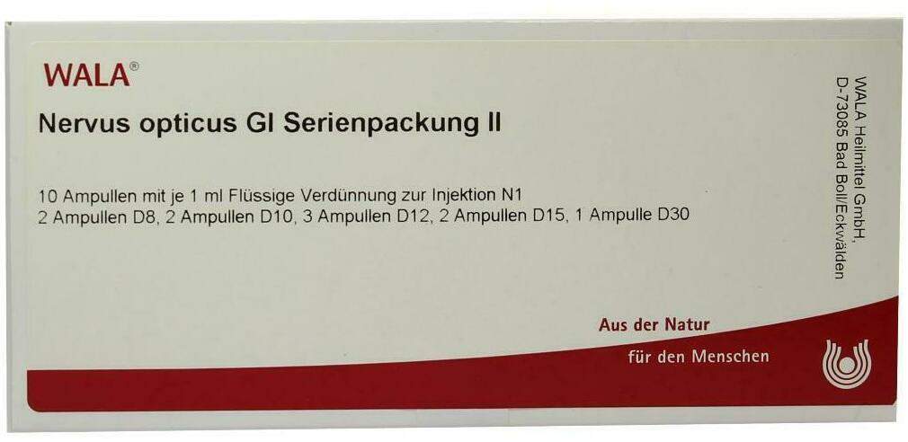 Wala Nervus Opticus Gl Serienpackung II 10 X 1 ml Ampullen